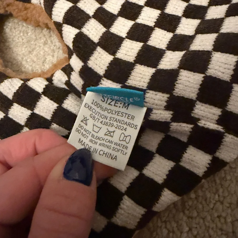 Reversible Checkered Dog Vest